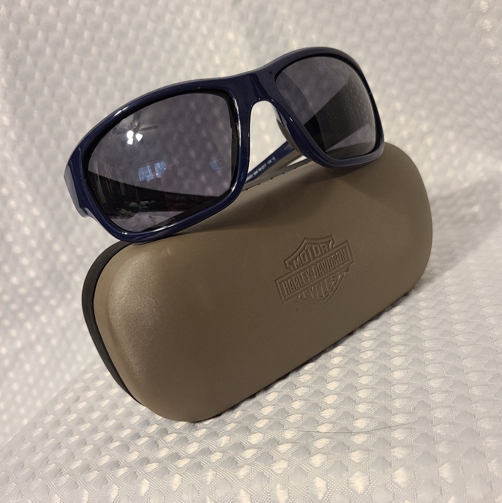 Blue Harley Davidson Sunglasses